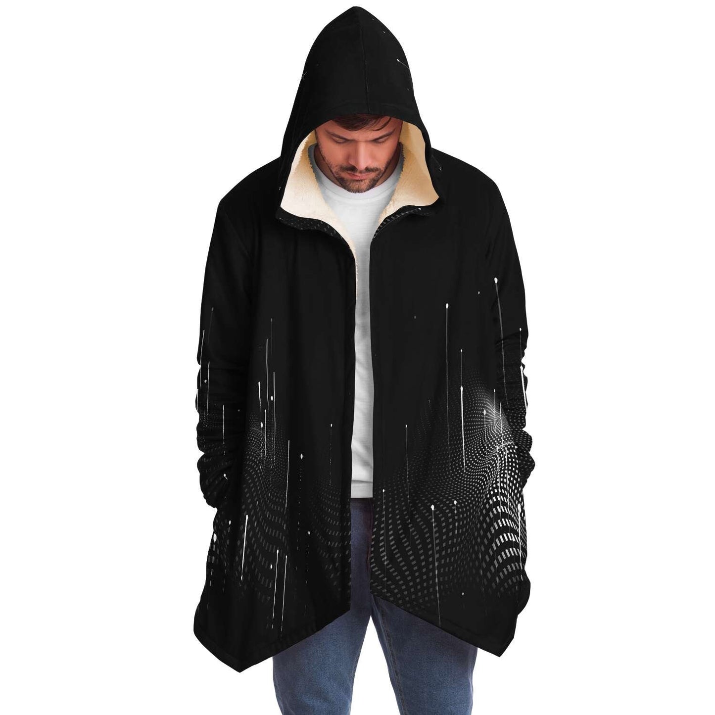 GUD VIBRATION hooded cloak