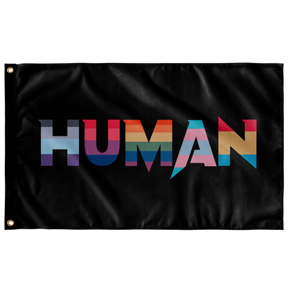 Human custom flag