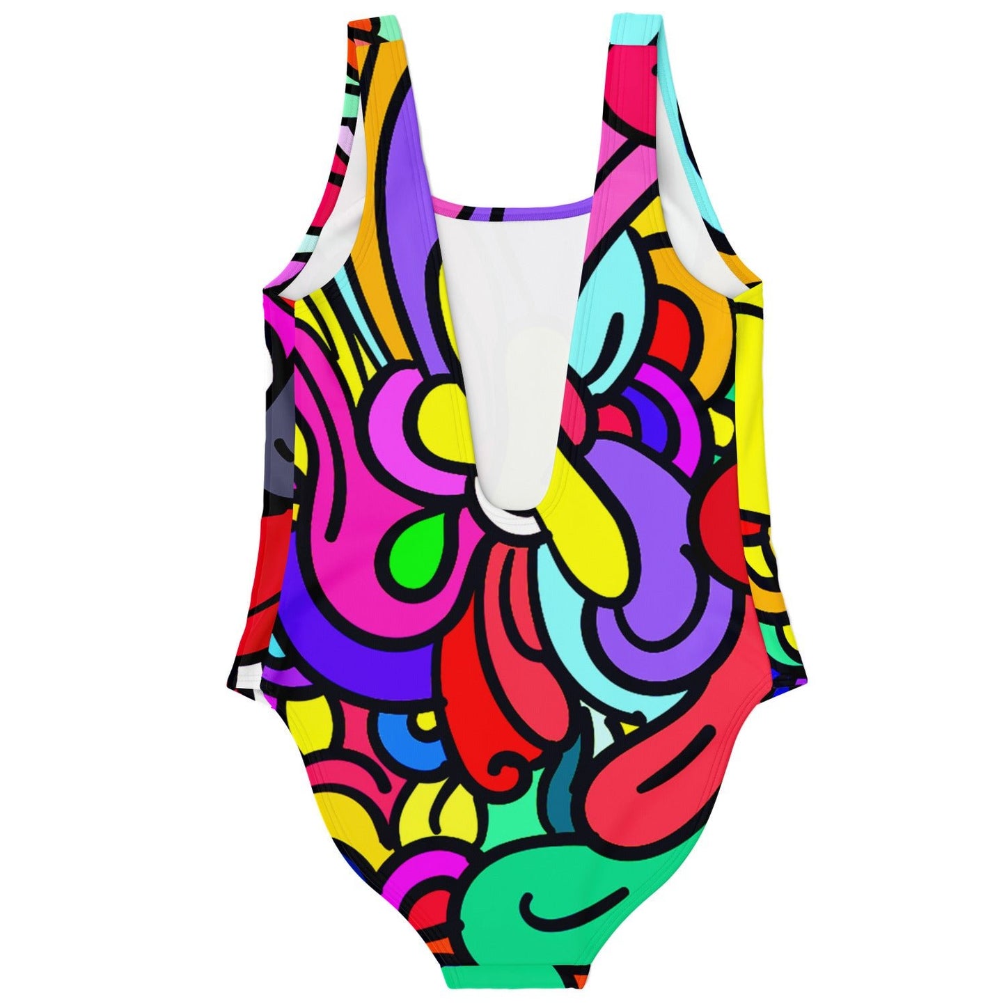 Trippy flowers rave bodysuit