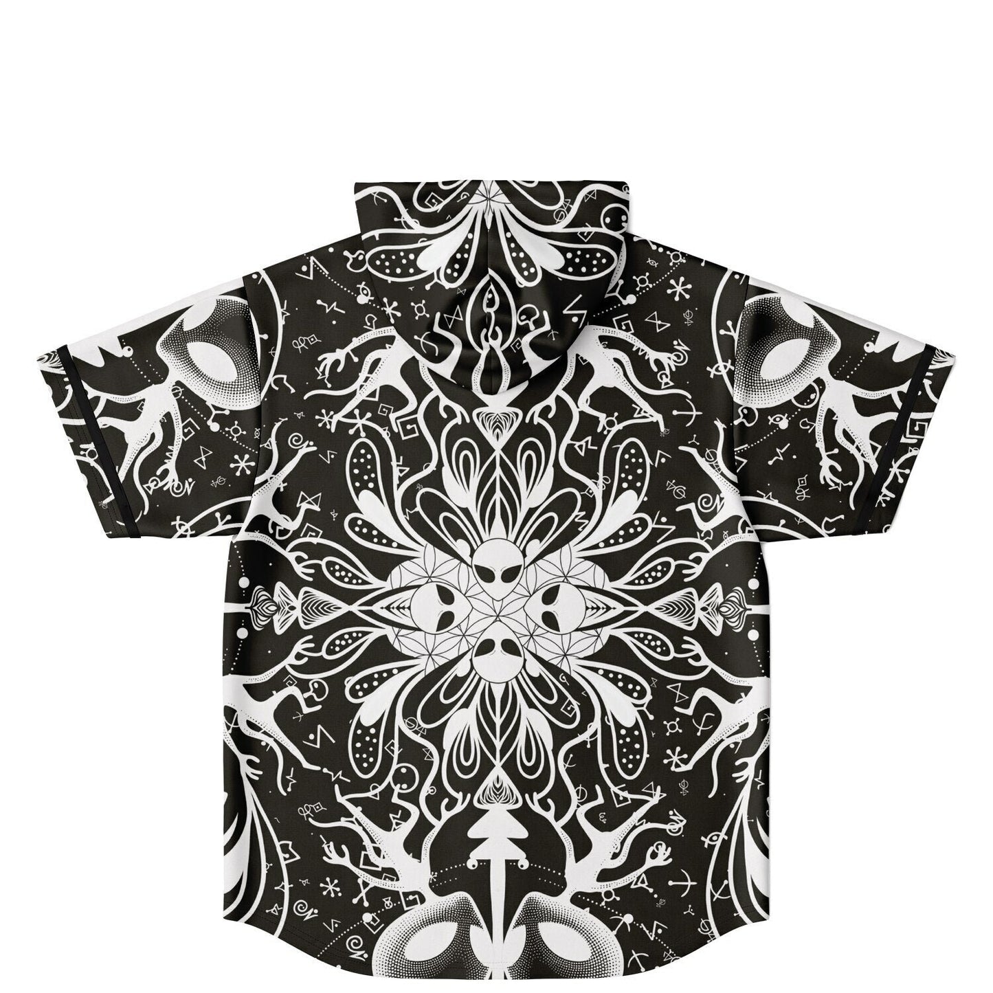 Alienese Hooded Baseball Jersey