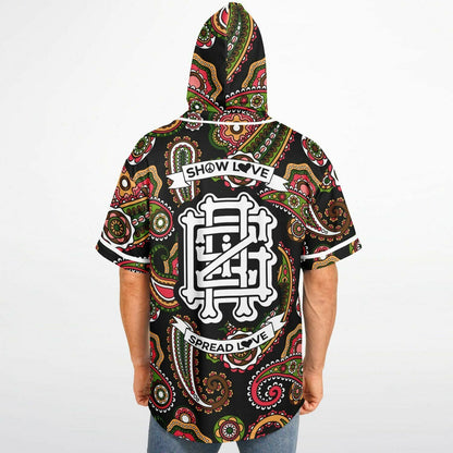 Spread love Griz hooded jersey shirt