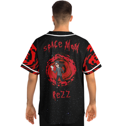 Space mom Rezz baseball jersey