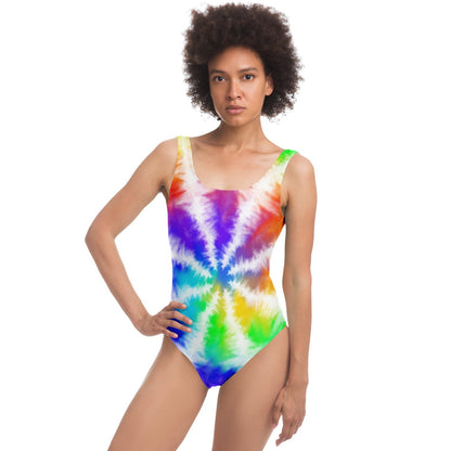 Tie dye rave bodysuit
