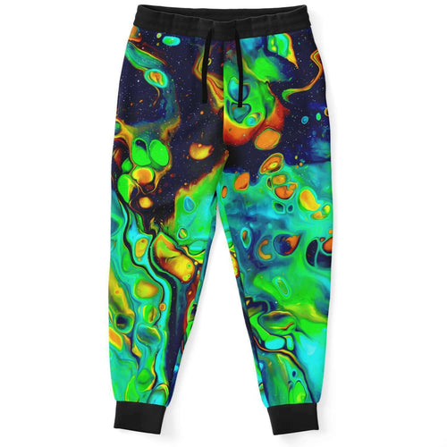Green liquid space jogger