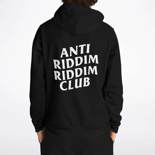 anti riddim riddim club custom print hoodie