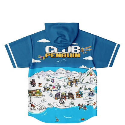 Nick S custom Hooded Baseball Jersey