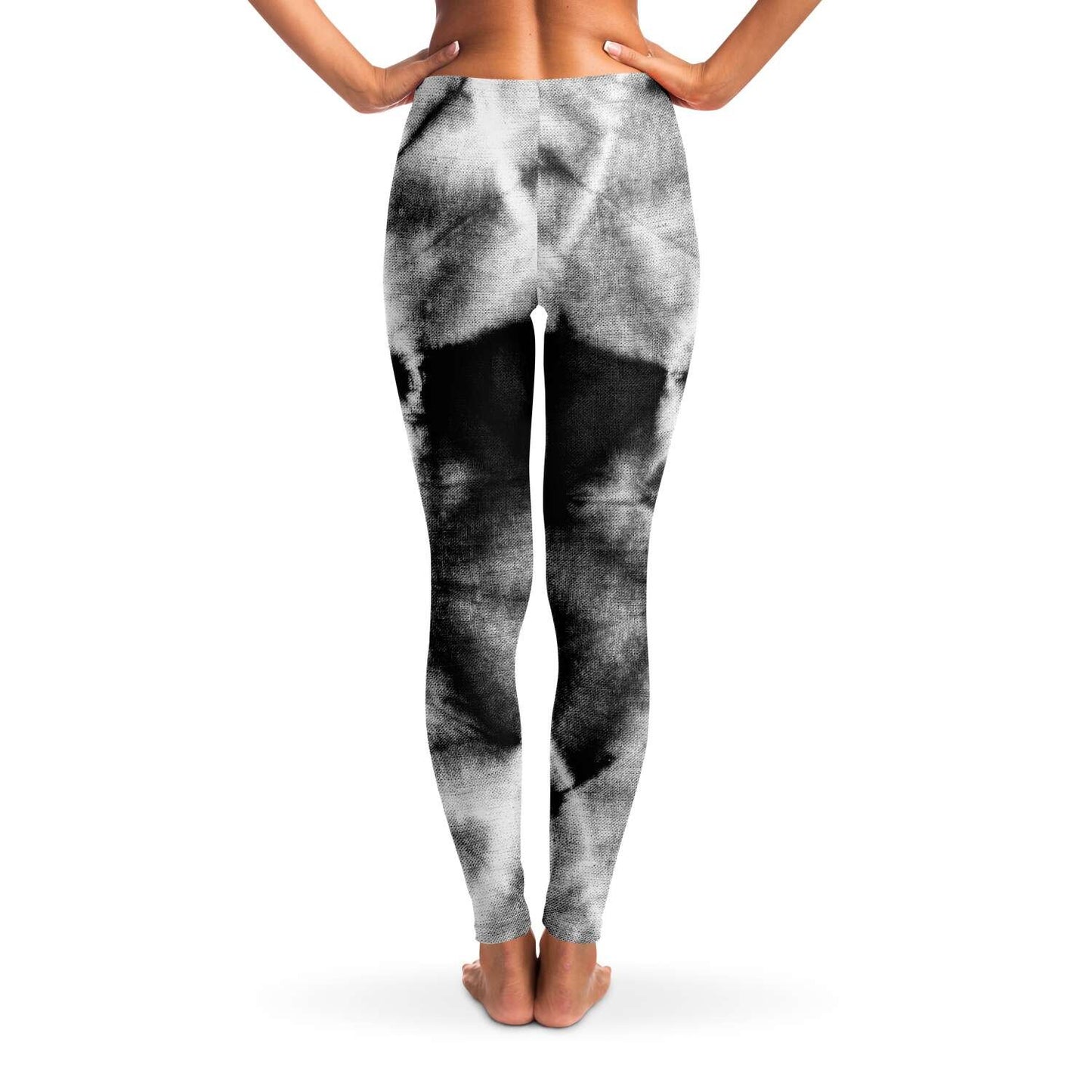 B&W Tie dye Leggings