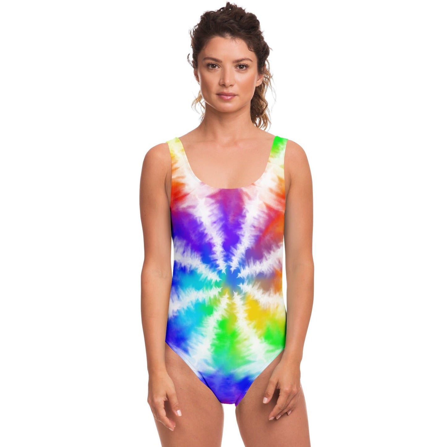 Tie dye rave bodysuit