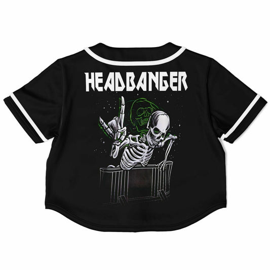 Headbanger Rave crop top