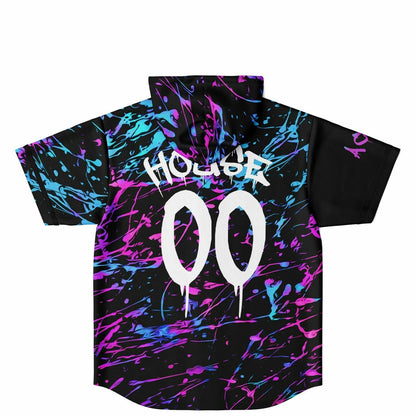 Acid house Hooded Baseball jersey