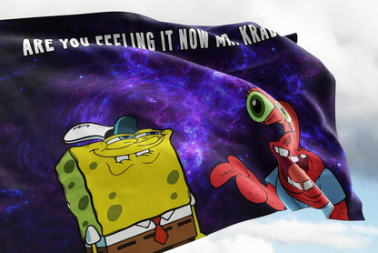 Are you feeling now Mr. Krabs rave flag
