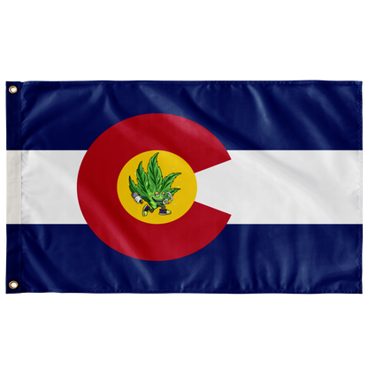 Colorado weed flower flag