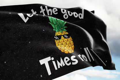 Let the good time roll rave flag