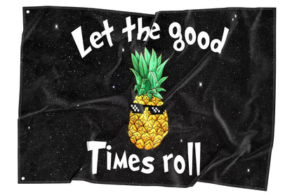 Let the good time roll rave flag