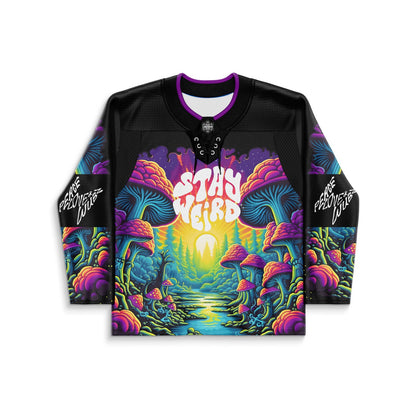 Stay weird Rave Hockey jersey