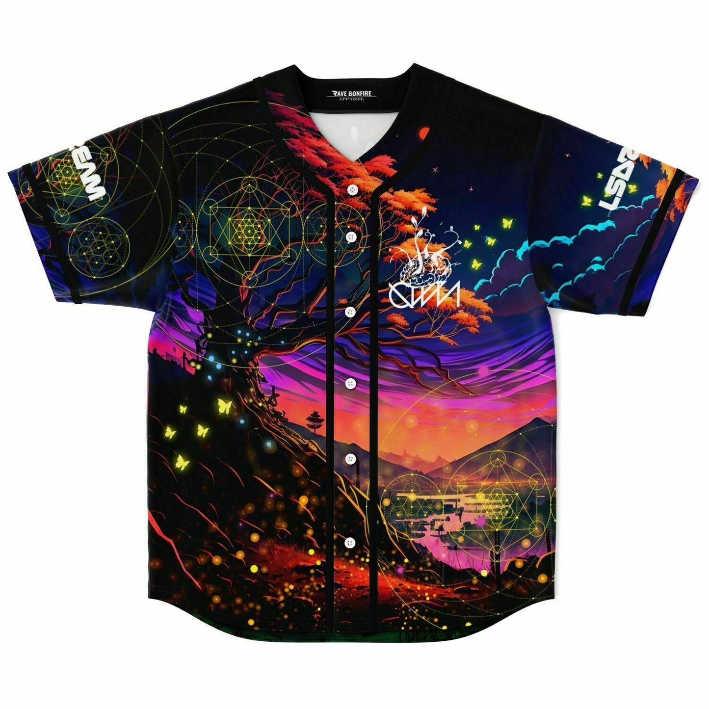 Badman Ganja white night jersey
