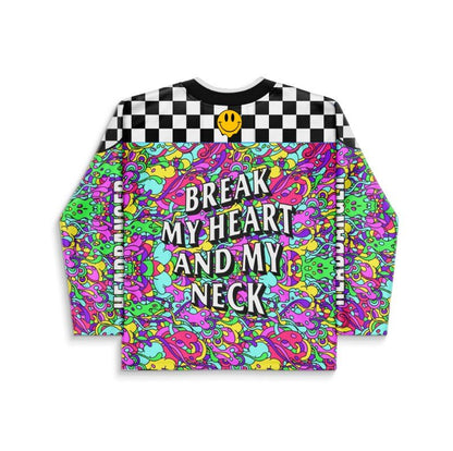 Break my heart and my neck Hockey Jersey
