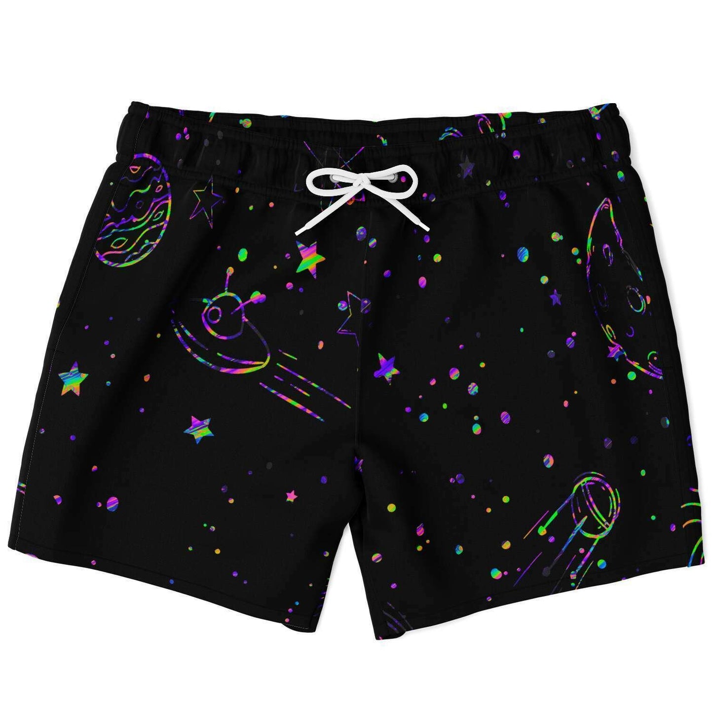 Colorful galaxy stars Swim trunks