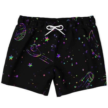 Colorful galaxy stars Swim trunks