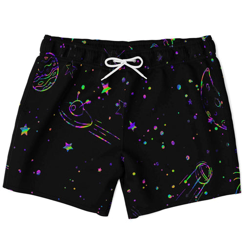 Colorful galaxy stars Swim trunks