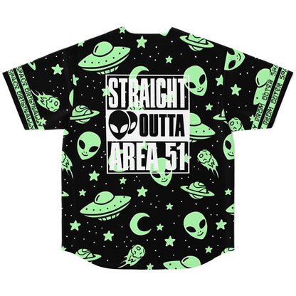 Originally from outer space baseball jersey