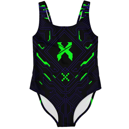 Electric hud rave bodysuit