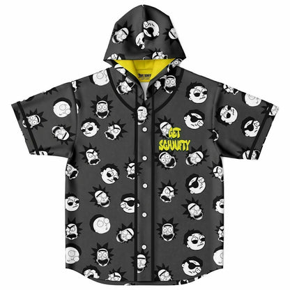 Get Schwifty Hooded Baseball Jersey