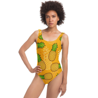 Pineapple rave bodysuit