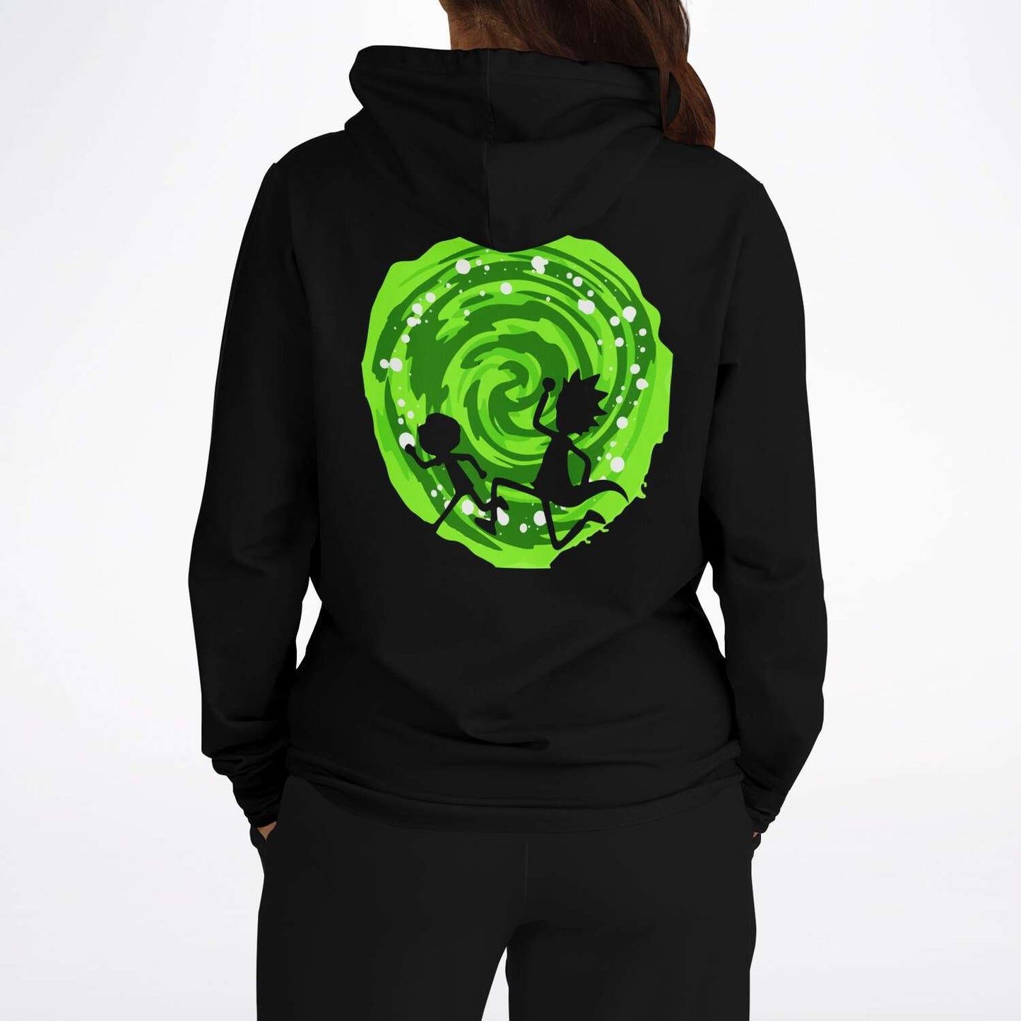 Rick and morty silhouette Custom hoodie