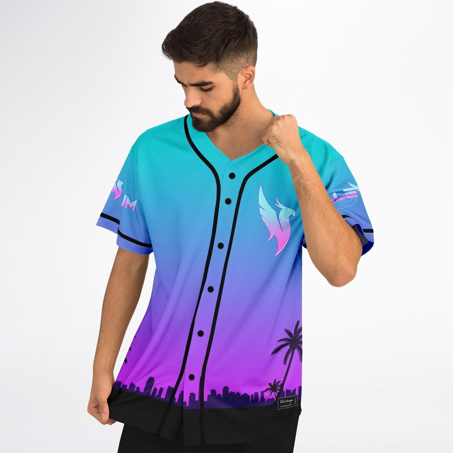 Lianne custom Baseball Jersey V1