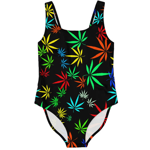 Marijuana rave bodysuit