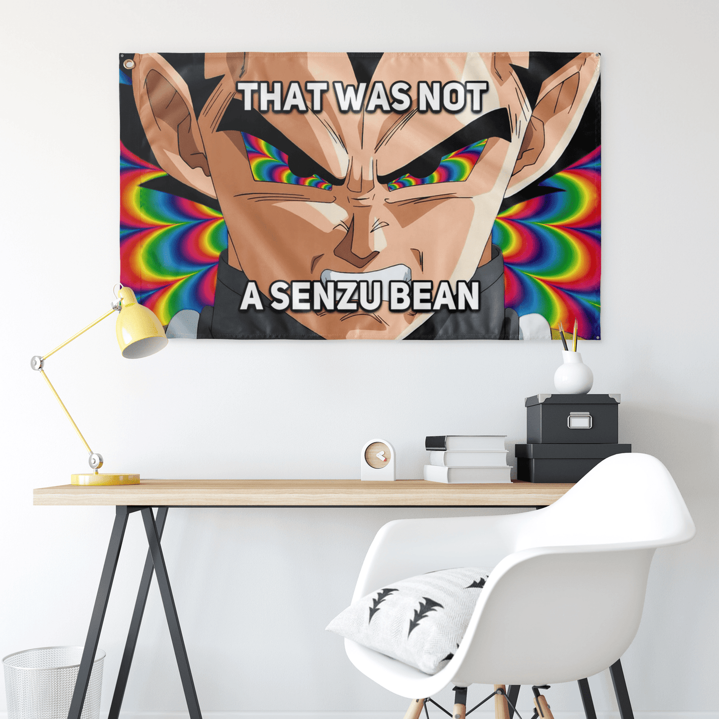 THAT WAS NOT A SENZU BEAN FLAG