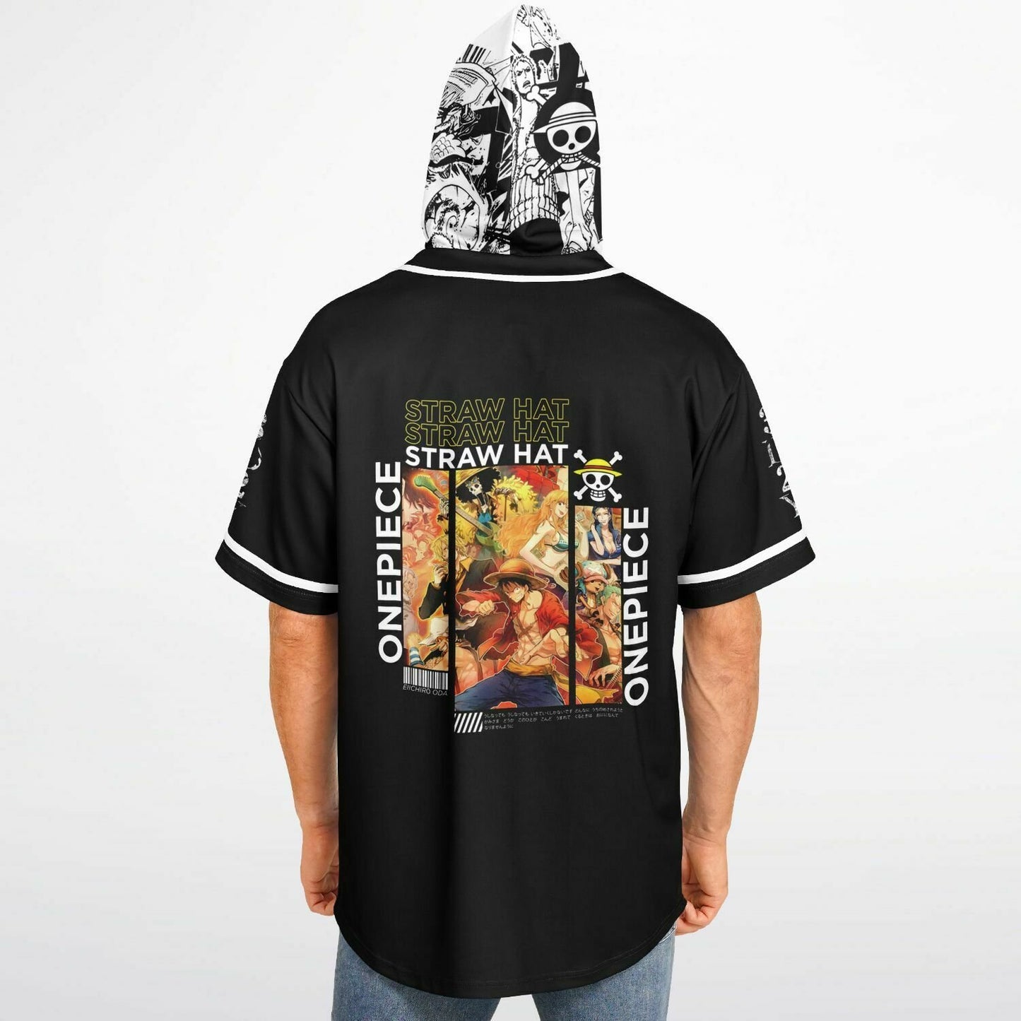 One piece Hooded Baseball jersey