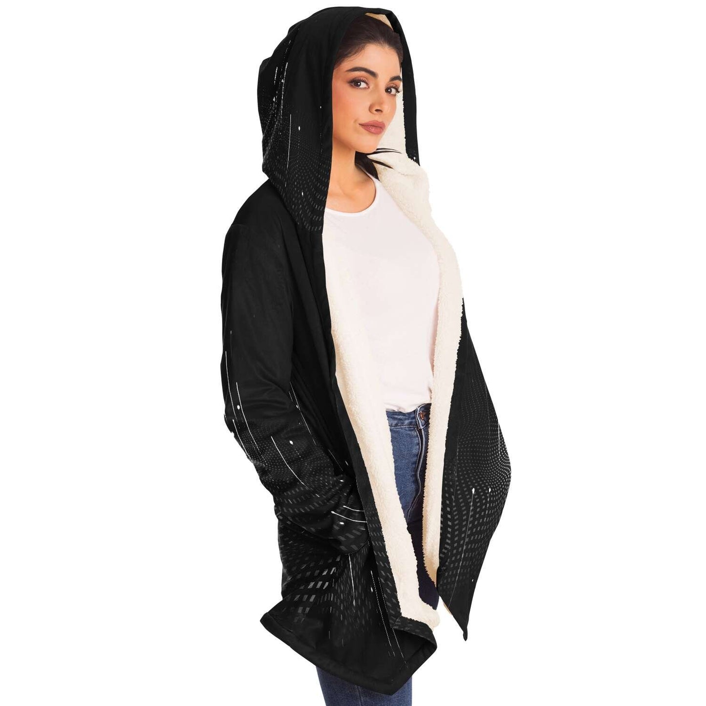 GUD VIBRATION hooded cloak