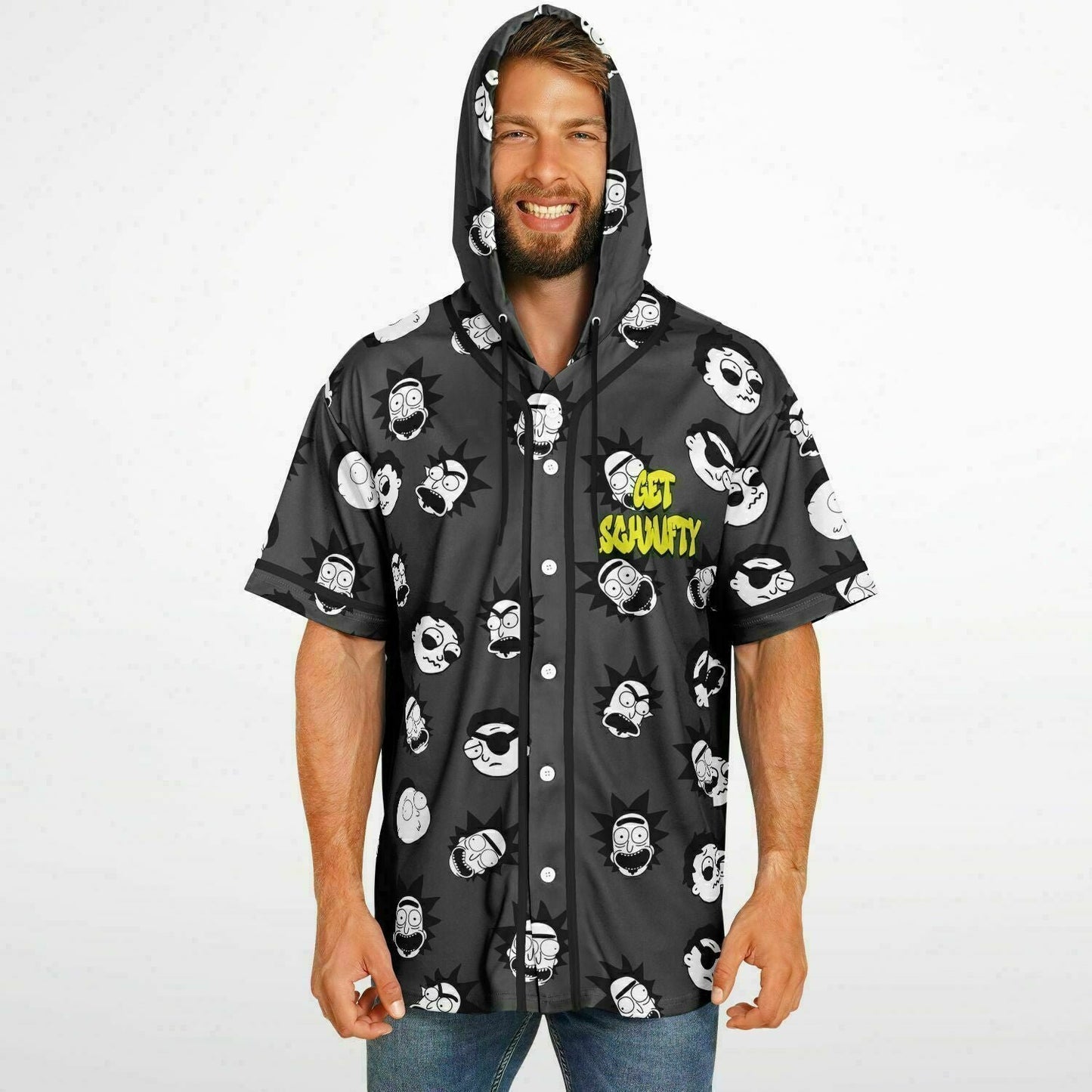 Get Schwifty Hooded Baseball Jersey