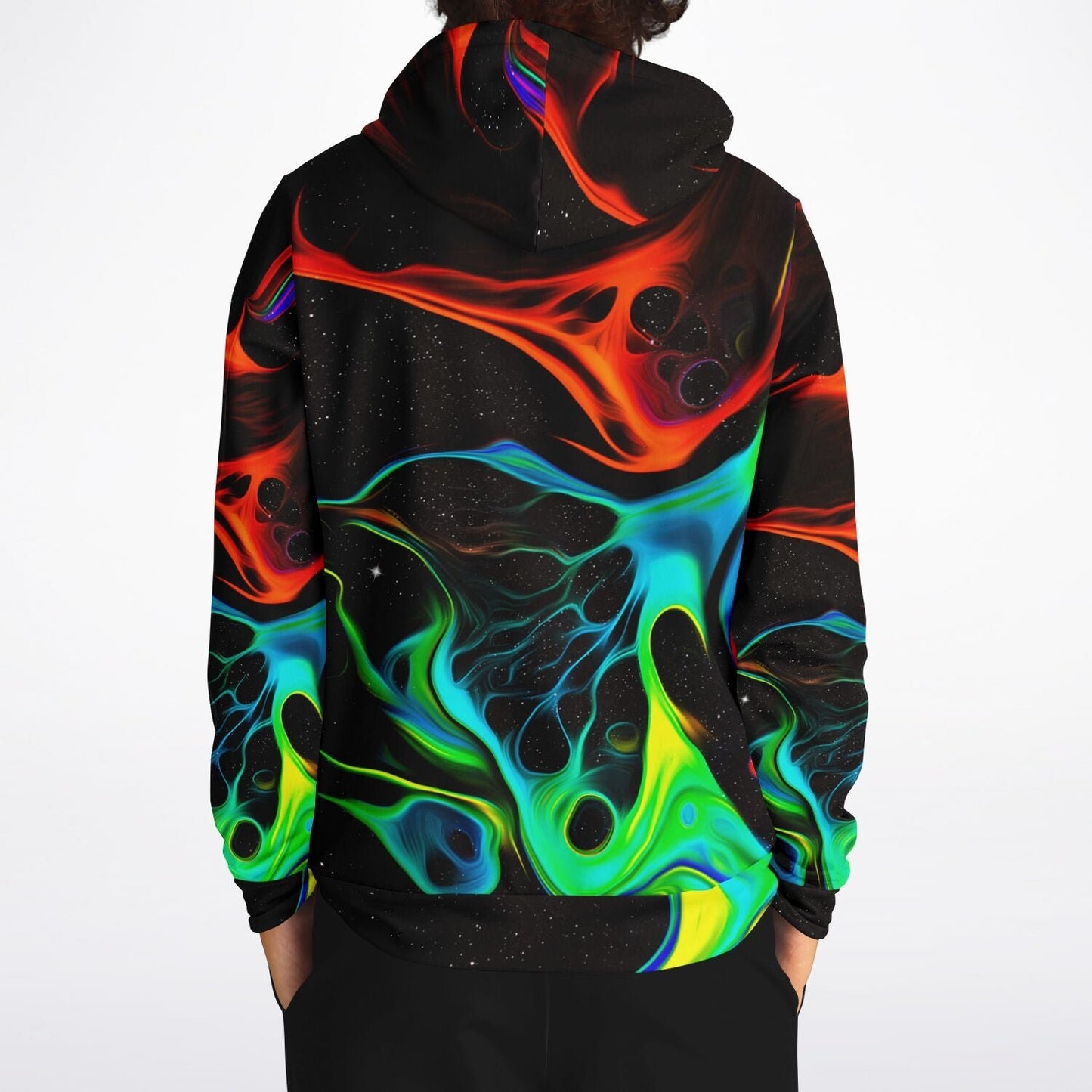 Johnny Wontons custom acid trip hoodie