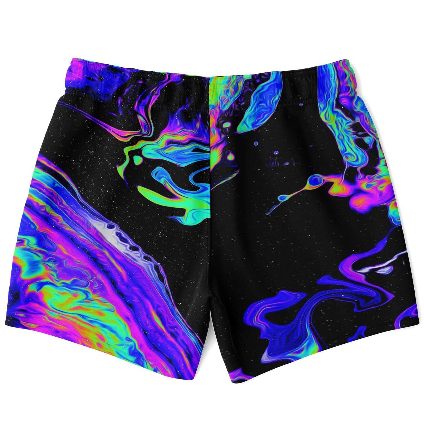 Oil silk swim trunks