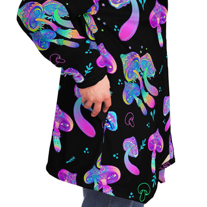 Mushrooms forest hooded cloak