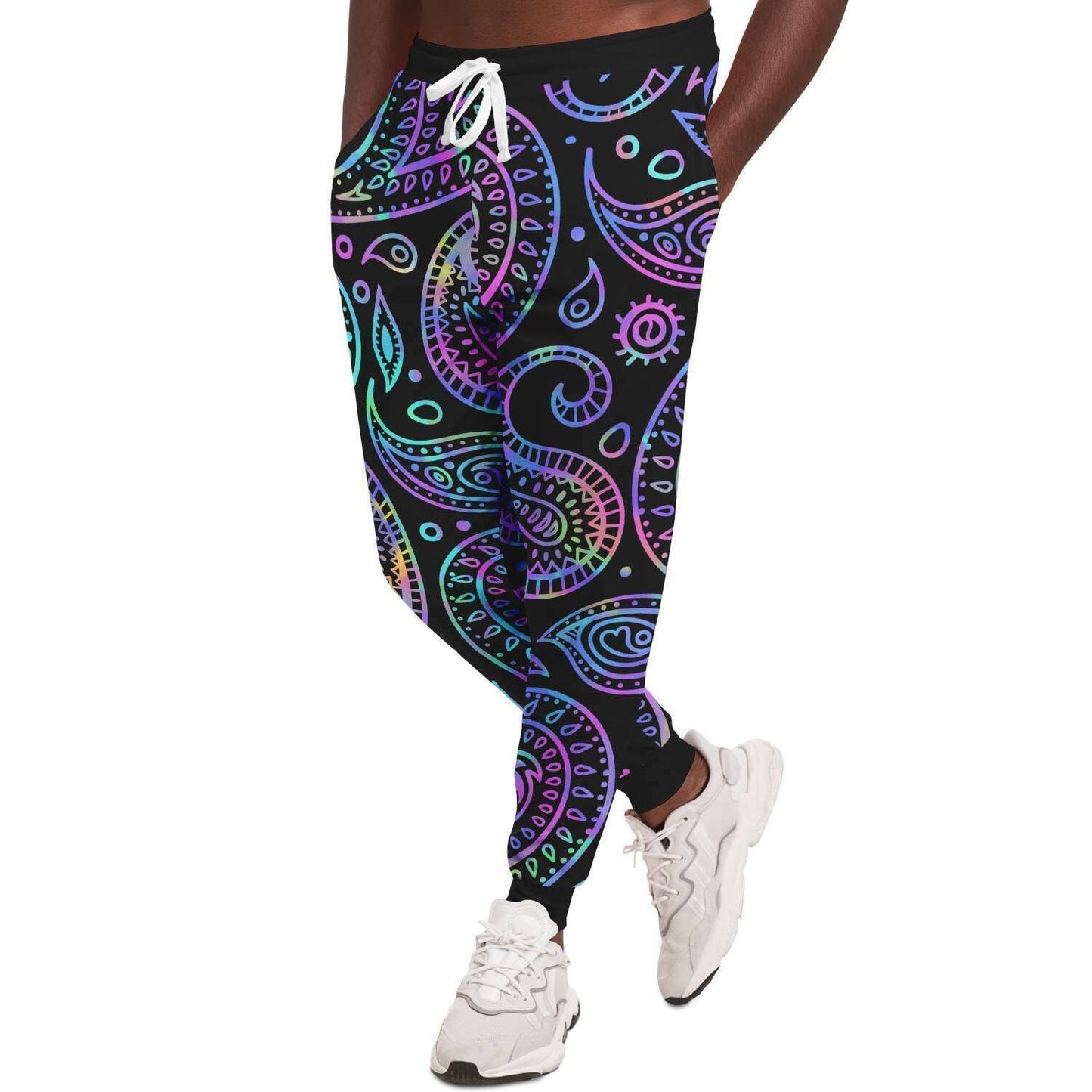 Colorful paisely jogger