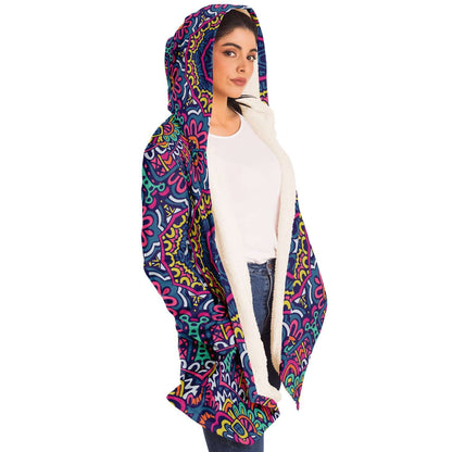Tribal custom hooded cloak