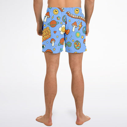 Groovy Swim Trunks