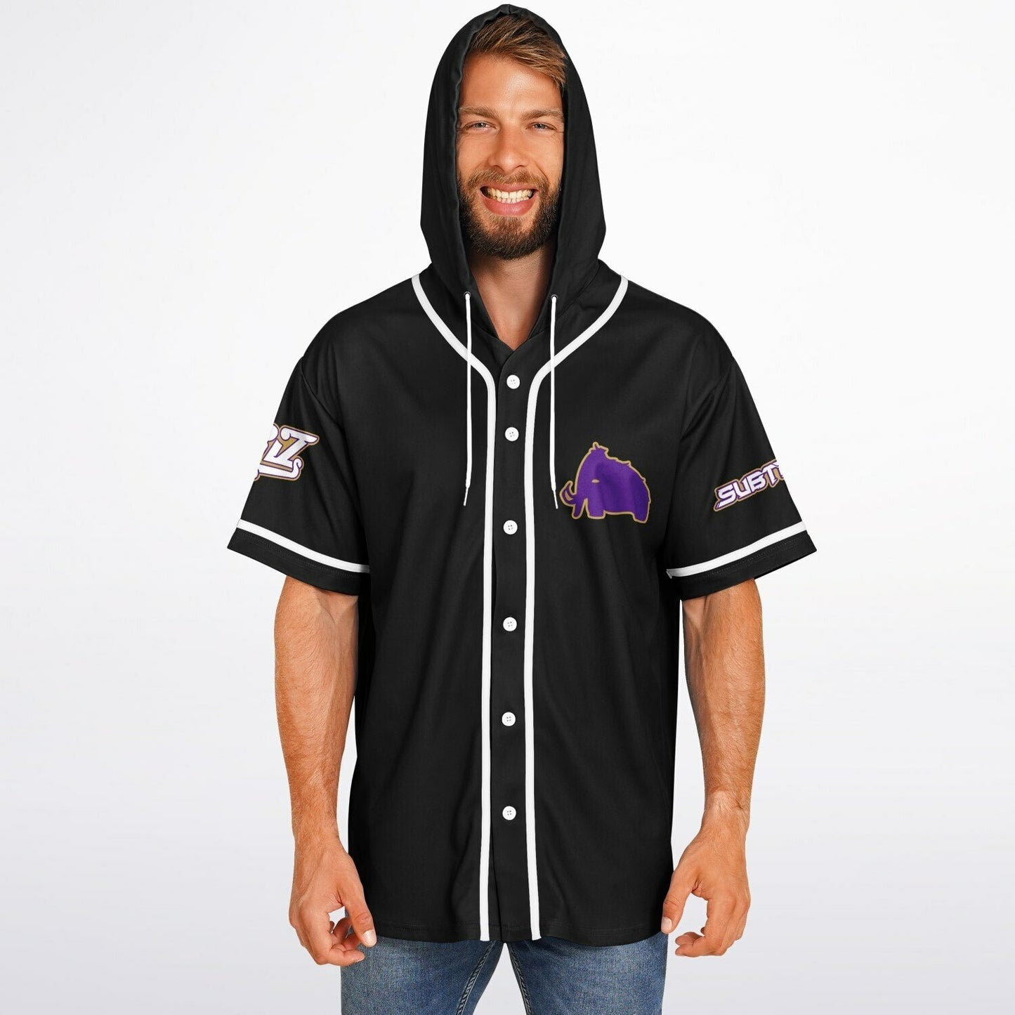 Zack custom Hooded Baseball Jersey