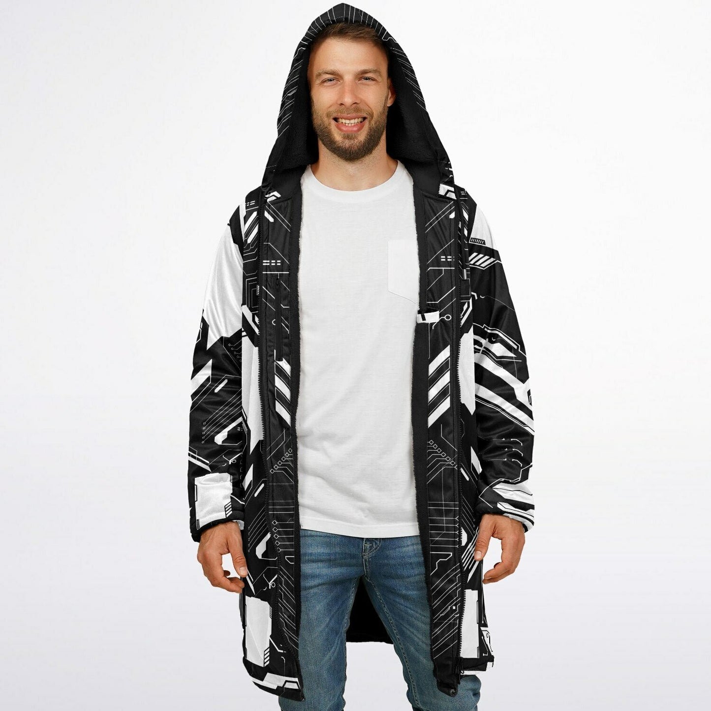 Cyber Zipper Cloak