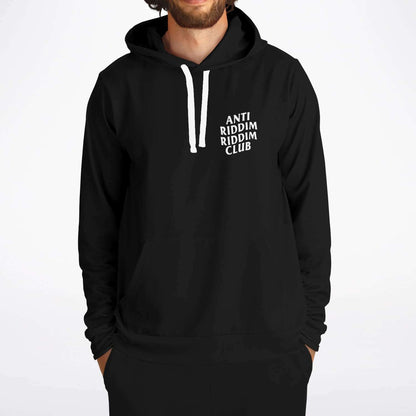anti riddim riddim club custom print hoodie