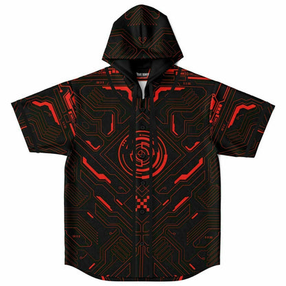Cyberpunk Hud Hooded Baseball Jersey