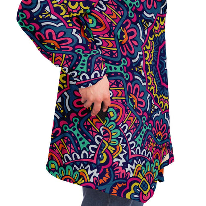Tribal custom hooded cloak