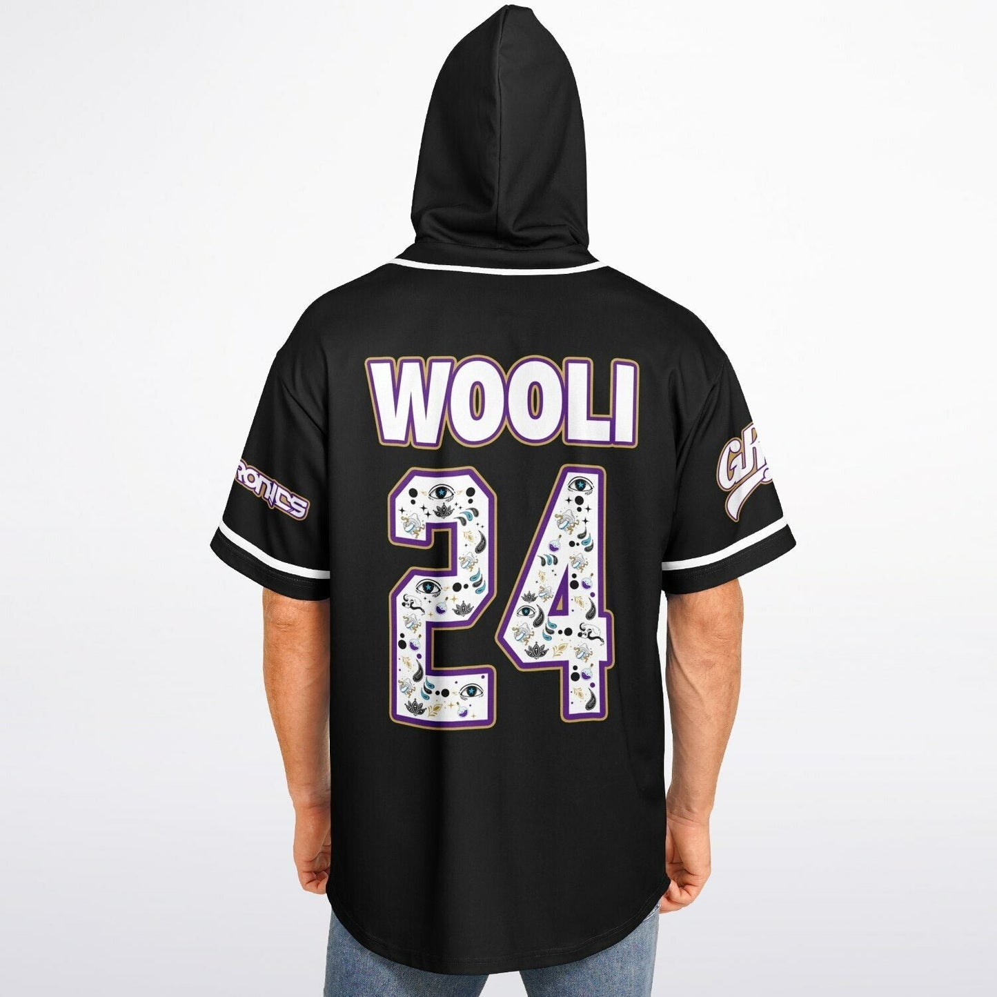 Zack custom Hooded Baseball Jersey