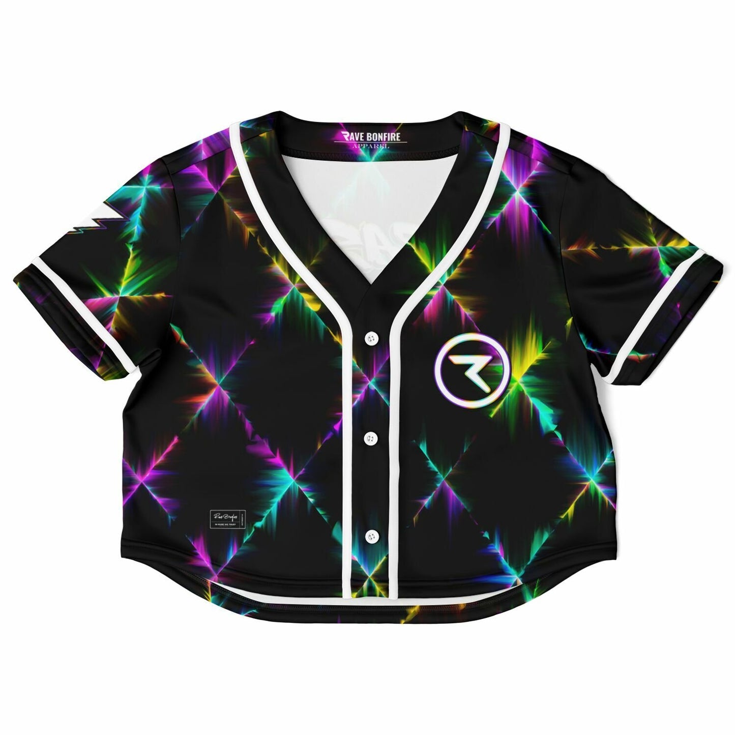 Bass slut Rave Crop Top
