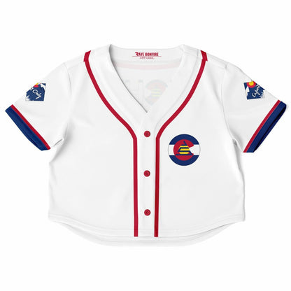 John R custom Cropped Baseball Jersey