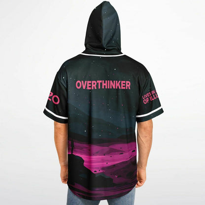 Overthinker Hooded Baseball Jersey